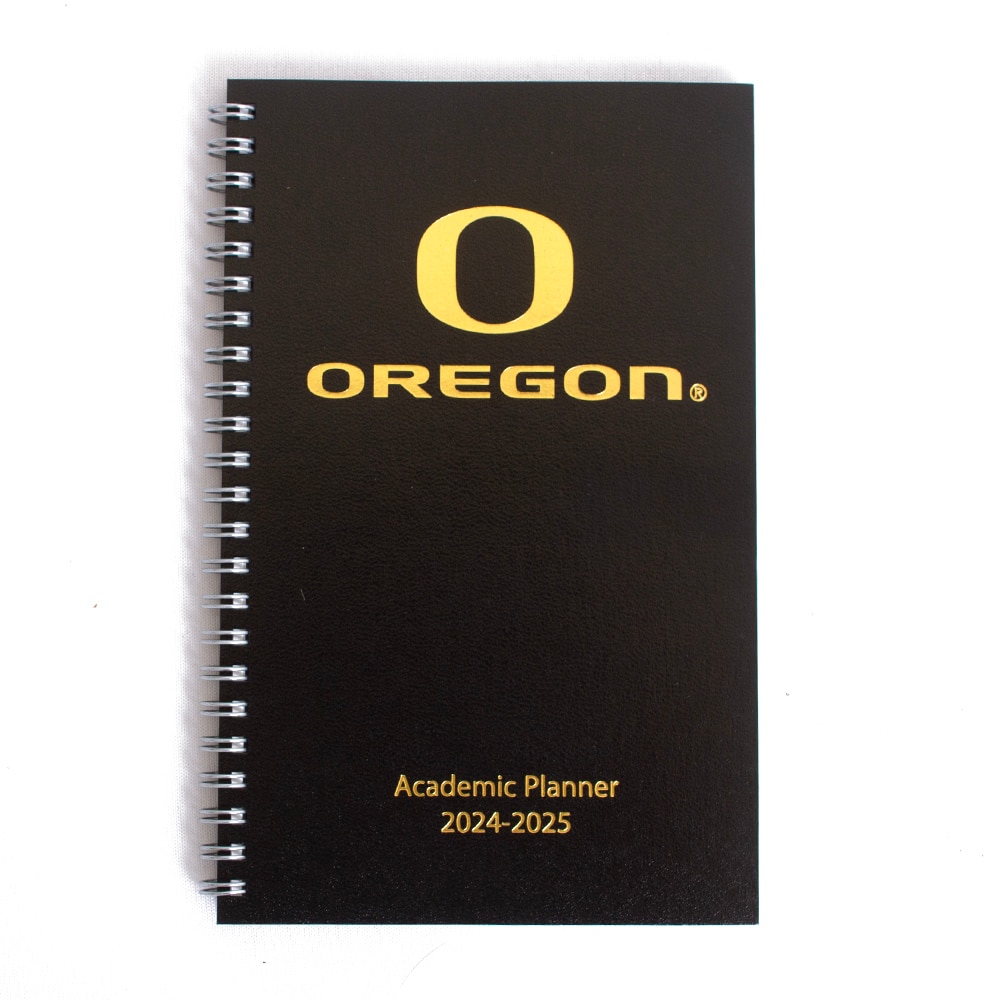 Classic Oregon O, Planners, Art & School, 5.5"x8", 2023/24, House of Doolittle, 353264, Black